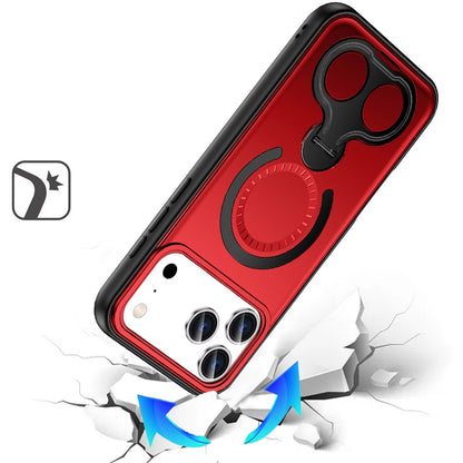 Phone Case for Apple iPhone 18 Pro Max Magnetic 2 Ring Stand Car Mount Friendly Shockproof Rugged Grip Armor Dual Ring Kickstand Heavy Duty Hybrid Cover