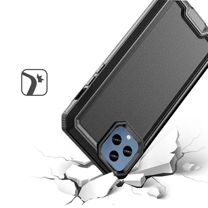For Apple iPhone 16 Plus (6.7") Modern Fused Hybrid Armor Hard PC TPU Rubber Slim Fit Shockproof Drop Protection Impact Case Cover
