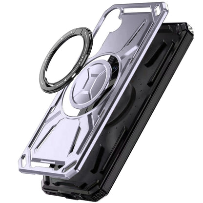 Phone Case for Samsung Galaxy A56 / A36 Magnetic Ring Circle Stand Shockproof 360 Rotating Kickstand Hybrid Armor Anti Slip Protective Grip Frame Cover Light Purple