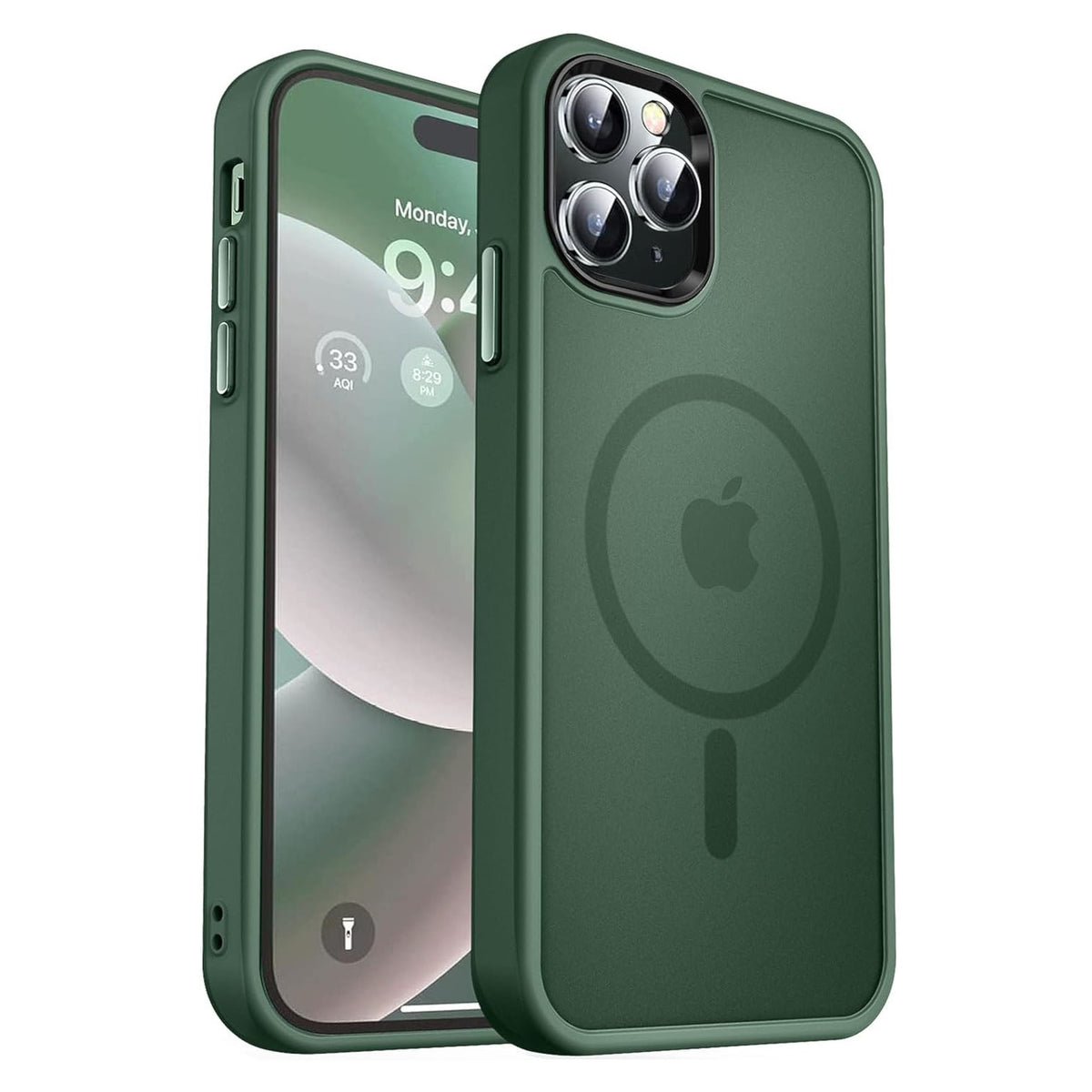 Phone Case Cover for Apple iPhone 17E /iPhone 16E Hybrid Strong Magnetic Circle Slim Fit Translucent Matte Back TPU Shockproof Design Cover