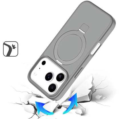 Magnetic Ring Stand Full Rotation Matte Shockproof Grip Anti Slip Durable Camera Protection Hybrid