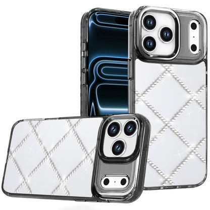 Phone Case for Apple iPhone 18 Pro Gem Glitter Diamond Transparent Hard TPU Hybrid Shockproof Protective Colorful Durable Anti Scratch Grip Cover