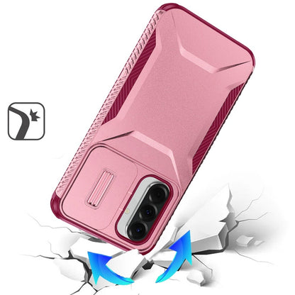 Phone Case for Samsung Galaxy A27 Shockproof Hybrid Rugged Grip Camera Window Guard Window Protective Heavy Duty Slim Textured Design Cover