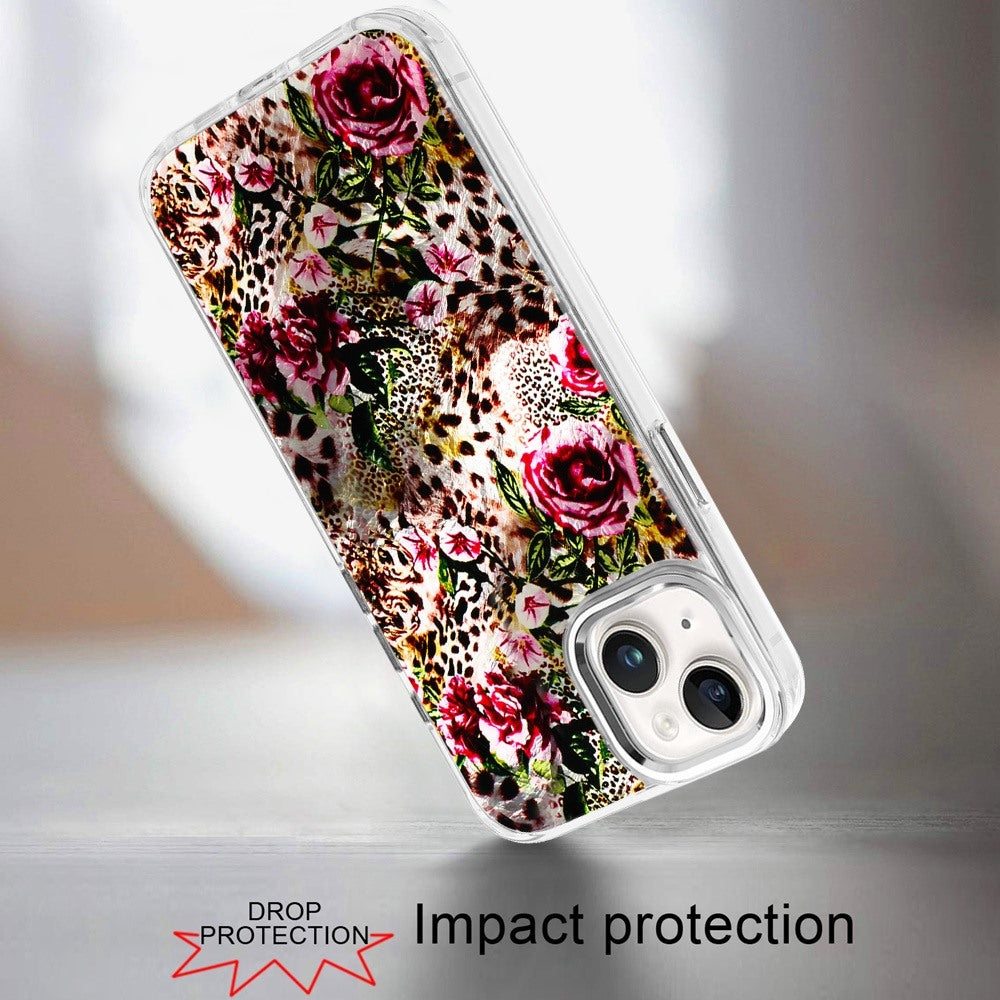 For Apple iPhone 16 Pro Max Fashion Beautiful Epoxy Design Hybrid Fashion Stylish TPU Protective, Shockproof Hybrid PC Case Cover