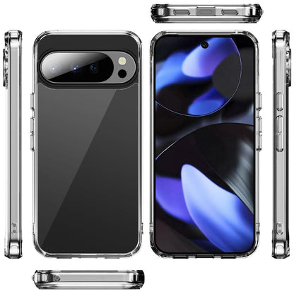 For Google Pixel 10 / 10 Pro Shockproof Slim Crystal Clear Transparent Hybrid Cover with Enhanced Drop Protection Case Cover Clear