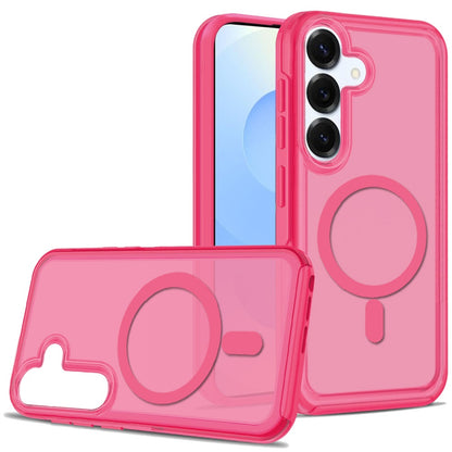 Slim & Durable Compatible with MagSafe Hybrid Shockproof Glossy Oil Protective Dual Layer TPU + PC