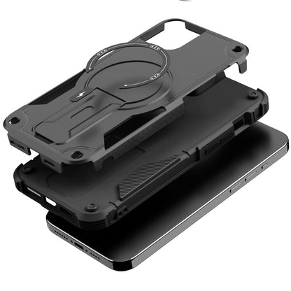 For Apple iPhone 14 Pro Max Case with Invisible Kickstand Compatible with MagSafe, Military-Grade Protection Shockproof Heavy Duty Case Cover
