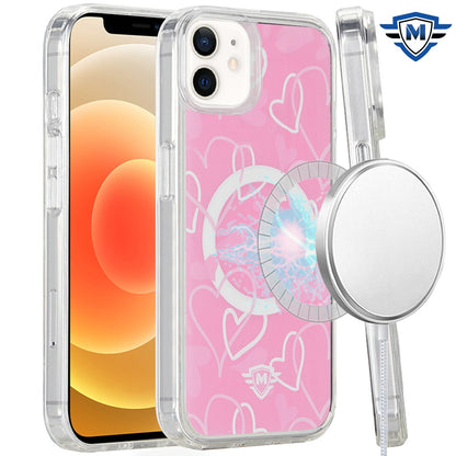 For Apple iPhone 15 Pro Max (6.7") Premium Cute Pattern Design Magnetic Durable Shockproof SlimTPU Hard Back [Compatible with Magsafe] Case Cover