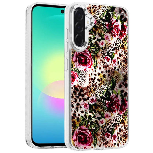 Phone Case for Samsung Galaxy A27 Luxury Glitter Epoxy Design Chrome Metallic Edge Shockproof Protective Stylish Fashion Durable Slim Premium Finish Cover
