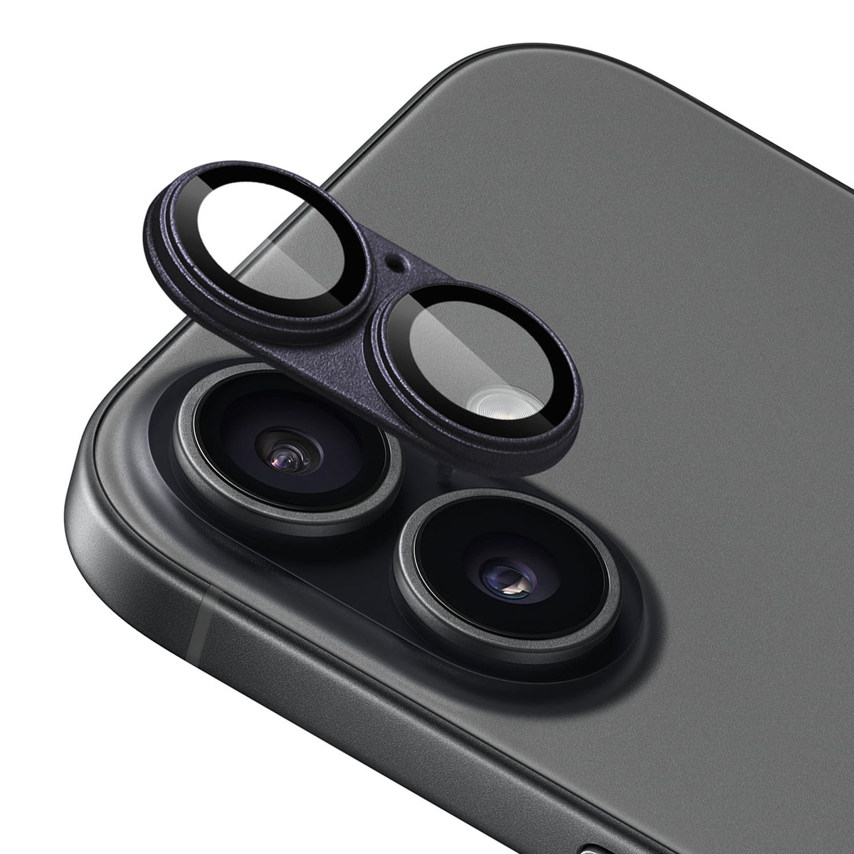 Camera Lens Protector for Apple iPhone 18 Camera Lens Protector Tempered Glass Metal Frame Scratch Resistant HD Clear Precision Fit Purple