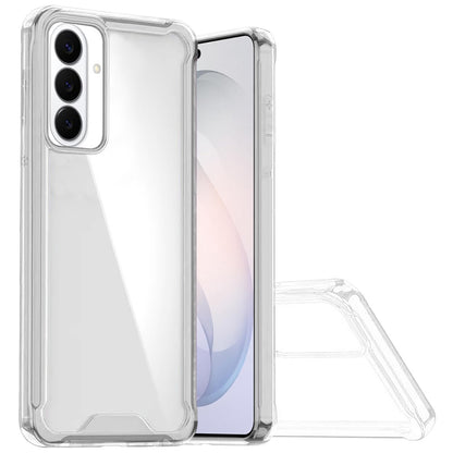 Phone Case for Samsung Galaxy S26 FE /S26 Fan Edition Shockproof Transparent Hard PC TPU Hybrid Durable Frame Gummy Protective Slim Grip Lightweight Cover Clear