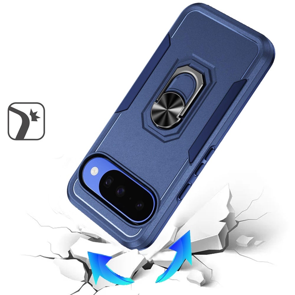 Phone Case for Google Pixel 11 / 11 Pro Tough Hybrid Ring Stand Shockproof Rugged Grip Impact Resistant Hybrid Kickstand Heavy Duty Durable Cover
