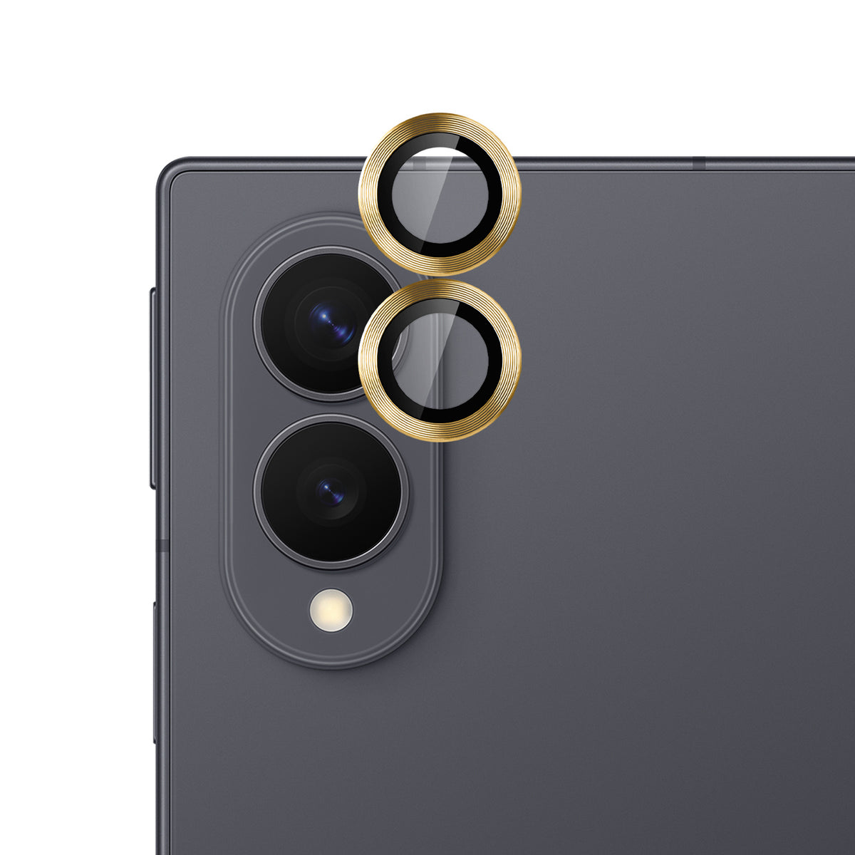 Camera Lens Protector for Samsung Galaxy Z Fold 8 Ultra Camera Lens Protector Tempered Glass Metal Frame Scratch Resistant HD Clear Precision Fit