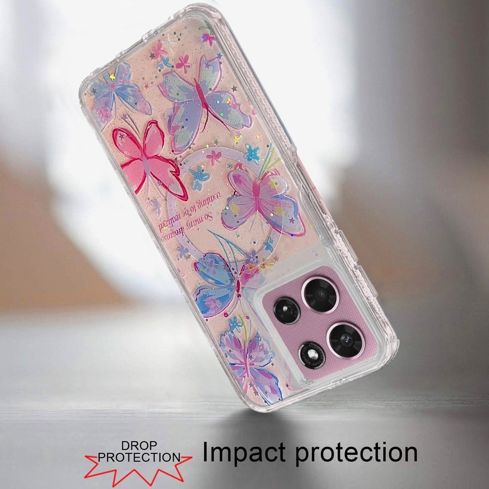 Phone Case for Motorola Moto G 5G 2026/ 2025 Magnetic Hybrid Fashion Printed Pattern Artwork Stylish Printed Design Dual Layers TPU Rubber SIlicone Hard PC Cover