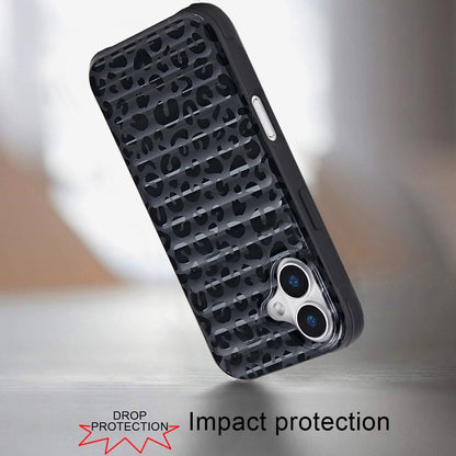 For Apple iPhone 16 Plus Chrome Leopard Magnetic Hybrid Shockproof Protection Rose Gold Design Anti Scratch Secure Grip Stylish Durable Finish Case Cover Camo