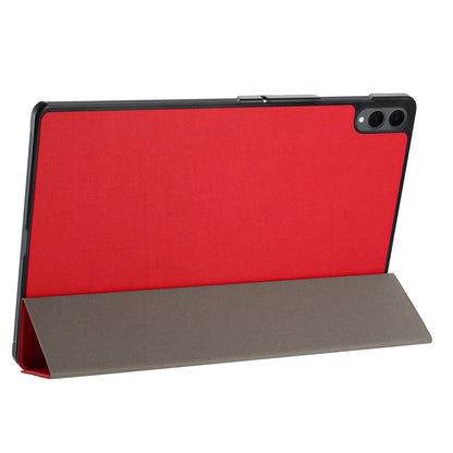 Tablet Case for Samsung Galaxy Tab S11 Ultra Trifold PU Leather Magnetic Closure Multi Angle Stand Slim Fit Lightweight Soft Lining Precise Cutouts Cover