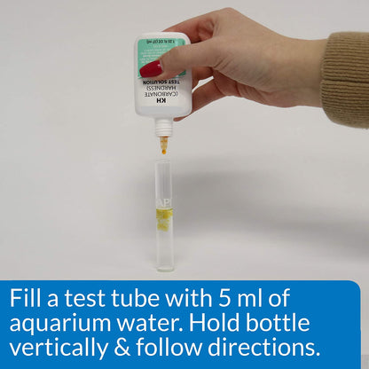 API KH Carbonate Hardness Test Kit for Fresh and Saltwater Aquariums [Aquarium Supplies for Aquarium] 1 count