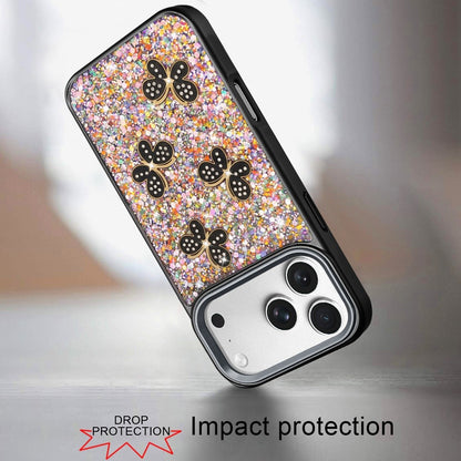 Cute Butterfly Diamond Glitter Metallic Hybrid Shockproof Shimmer Grip Stylish Protective Luxury Designer