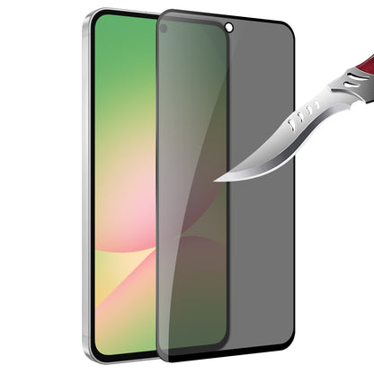 For Samsung Galaxy A37 Privacy Screen Protector, Anti Spy Anti Peeping Tempered Glass Full Protective Film, 9H, Anti Scratch, Easy Install Protector Black