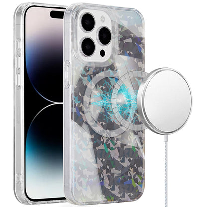 For iPhone 14 Pro Max (6.7") Double Layer IMD Magnetic Hybrid Shockproof Protection Anti Scratch Durable Design Secure Grip Slim Profile Compatible Design Case Cover