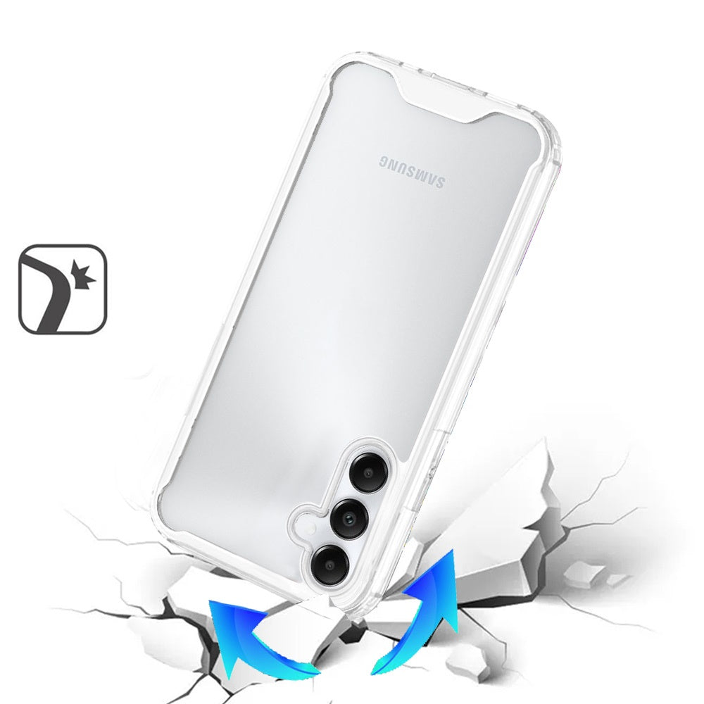 For Samsung Galaxy S25 /S24 Premium Hybrid Clear Shockproof Slim Transparent Hard PC & TPU Bumper Frame Shell Case Cover Clear