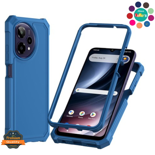 For AT&T Motive Pro 2 Full-Body Dual Layer Hybrid Case Slim, Drop-Proof TPU Hard PC, Durable Corner Front Bumper Protector Case Cover