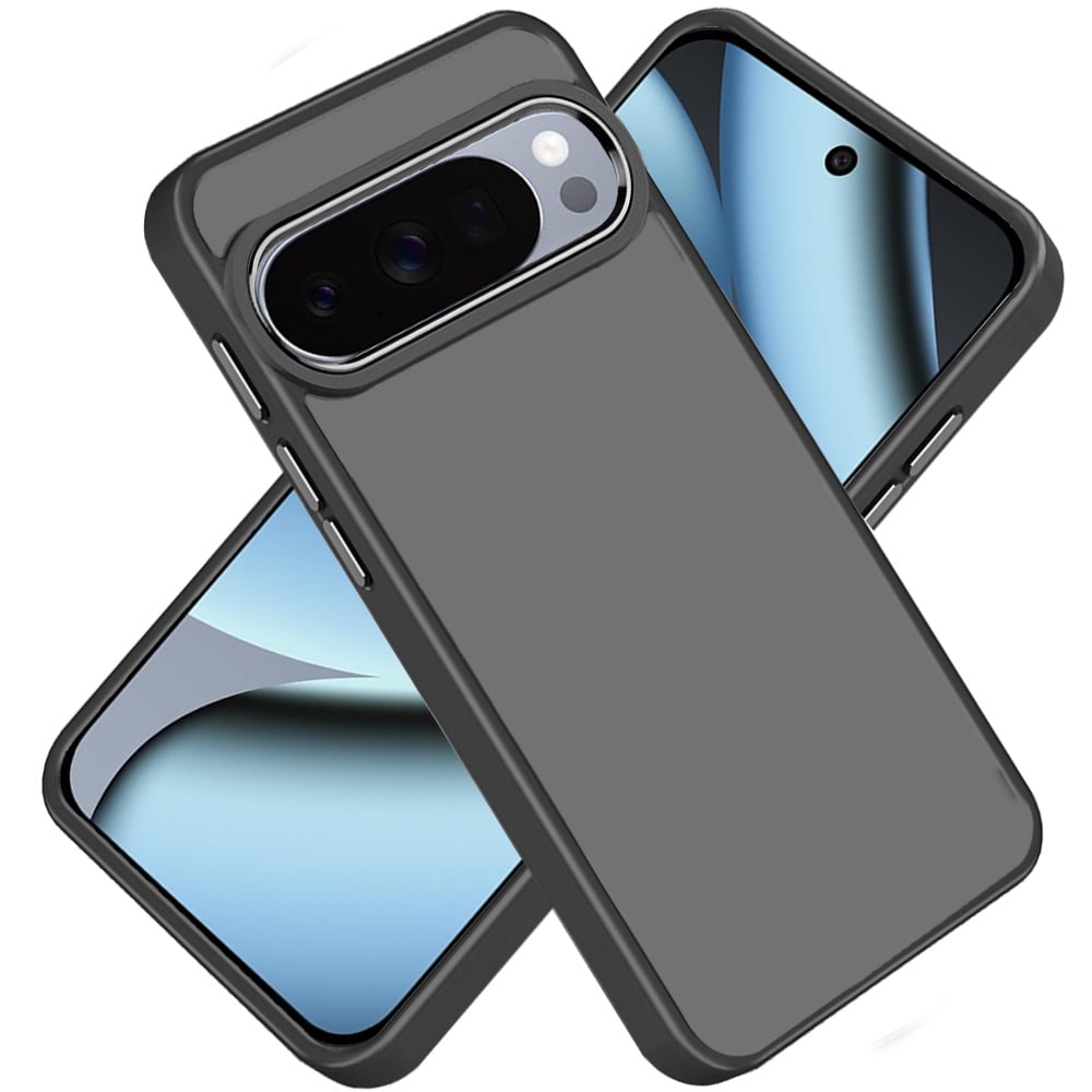 Phone Case for Google Pixel 11 Pro XL Polished Acrylic Hybrid TPU Slim Shockproof Metal Button Thick Durable Grip Camera Protection Anti-Scratch Cover