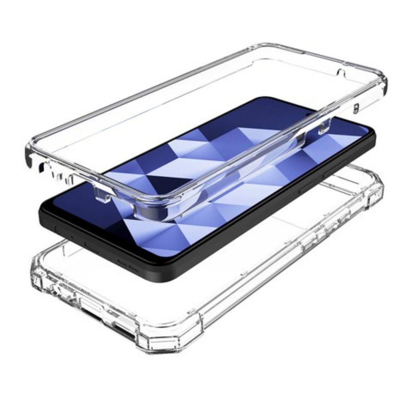 Phone Case Cover for TCL NXTPAPER TCL 70 Pro Full-Body Dual Layer Hybrid Case Slim, Drop-Proof TPU Hard PC, Durable Corner Front Bumper Protector Cover