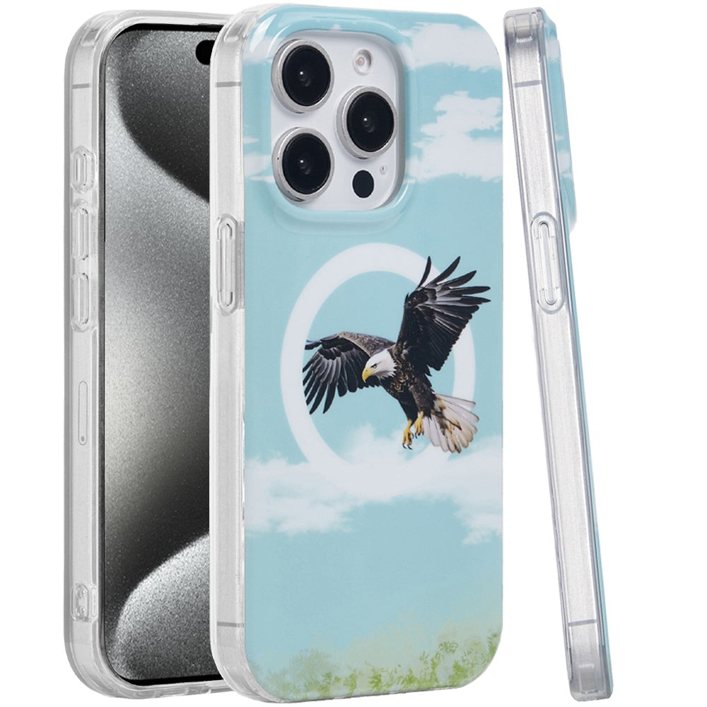For Apple iPhone 16 Pro Max Durable Fashion IMD Printed Design TPU Slim Shockproof Protective Case with Stylish Pattern Case Cover