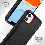 For Apple iPhone 15 Plus (6.7") Hybrid Bumper Dual Layer Heavy-Duty Military-Grade Rubber TPU Defender Protective  Phone Case Cover