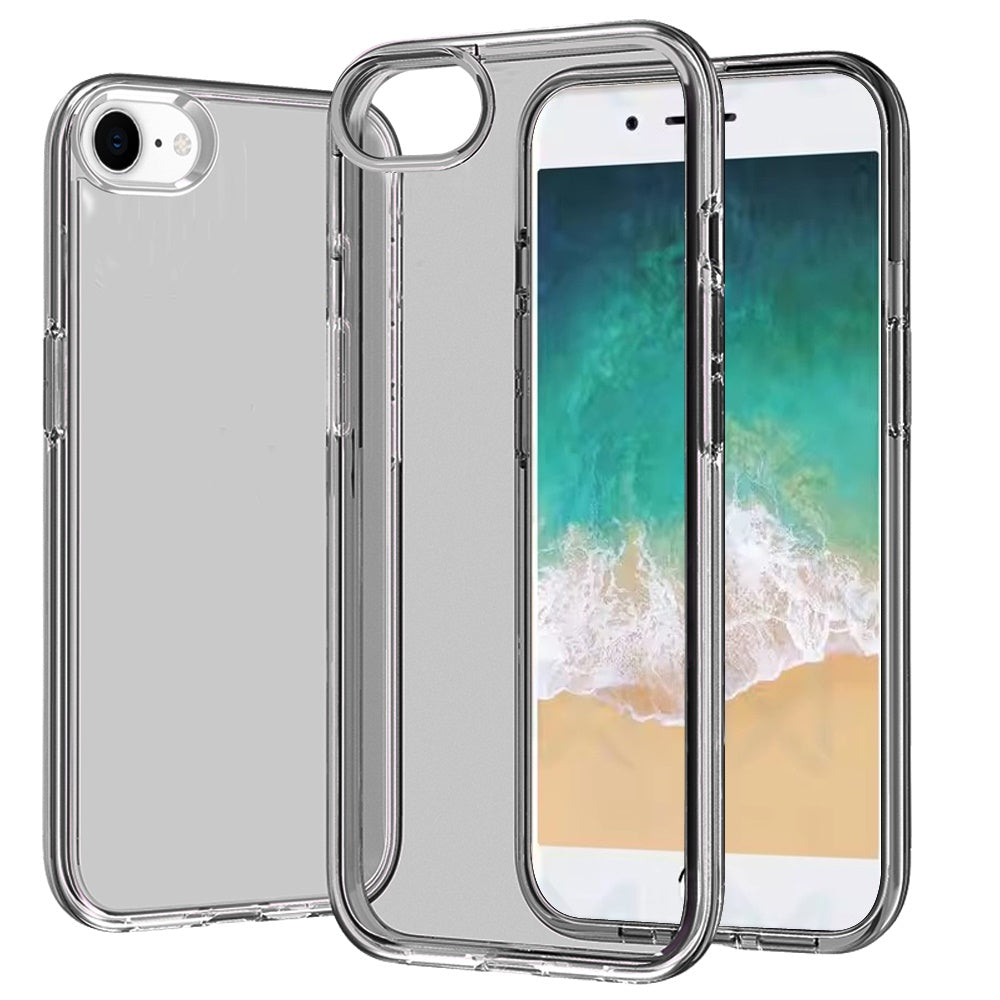 Transparent Shock Absorption PC + TPU Rubber Gel Thick 3mm Hybrid Silicone Slim Fit Back