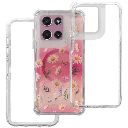 Phone Case for Motorola Moto G 5G 2026/ 2025 Magnetic Hybrid Fashion Printed Pattern Artwork Stylish Printed Design Dual Layers TPU Rubber SIlicone Hard PC Cover