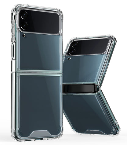 For Samsung Galaxy Z Flip 7 FE Transparent Hybrid Shockproof Hard PC Slim Durable TPU Bumper Protection Case Cover Clear