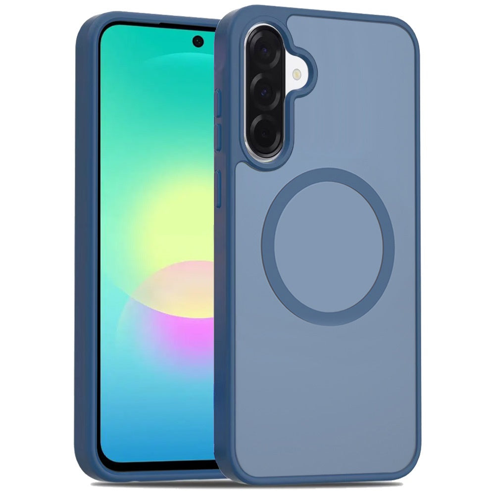 Phone Case for Samsung Galaxy A27 Magnetic Matte Hybrid Shockproof Smooth Grip Durable Camera Protection Anti-Slip Soft Touch TPU Armor Cover