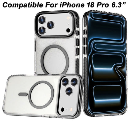 Phone Case for Apple iPhone 18 Pro MagSafe Magnetic Transparent Hybrid Shockproof Clear Color Match Durable Grip Hard TPU Slim Protective Cover