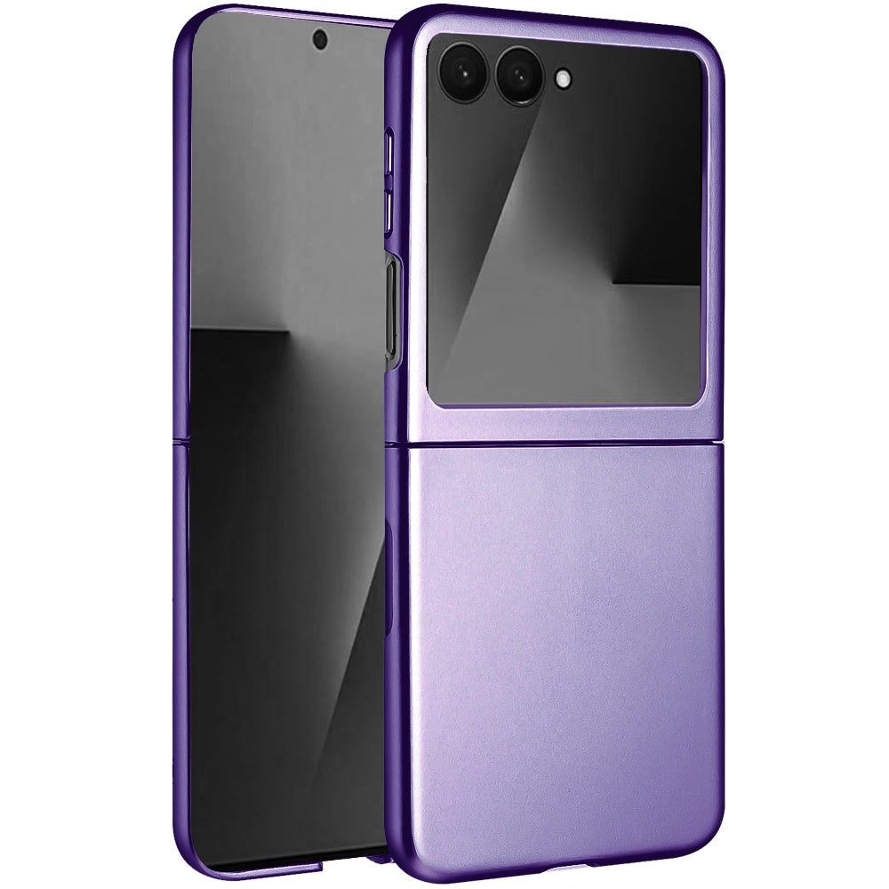 Phone Case for Samsung Galaxy Z Flip 8 Snap On Hard Shell Matte Finish Slim Fit Rubber TPU Soft Lightweight Protective Cover