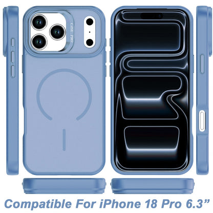 Phone Case for Apple iPhone 18 Pro/ 17 Pro Premium Matte Magnetic Camera Stand Hybrid Shockproof Rugged Protective Anti Scratch Durable Grip Metal Buttons Cover