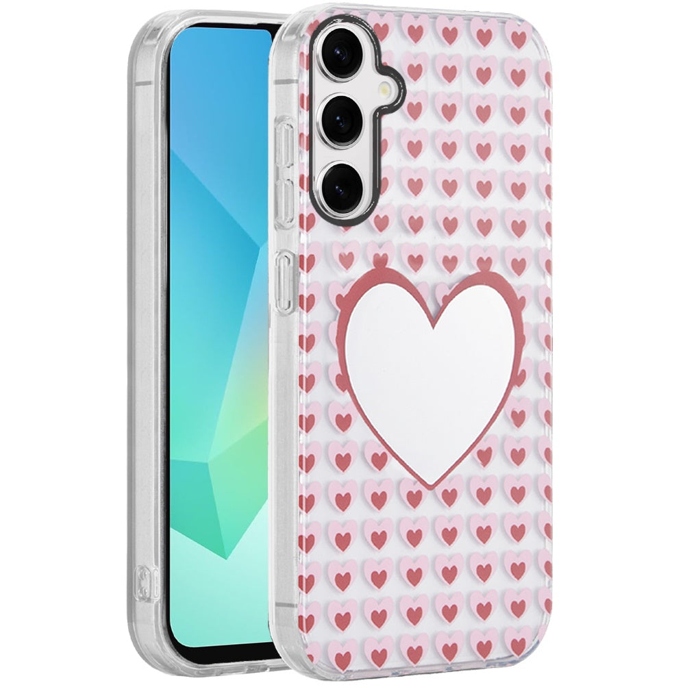 For Samsung Galaxy S21 FE Fan Edition Fashion Layer Design Slim IMD TPU Protective, Shockproof Hybrid Stylish Durable Hard PC Case Cover