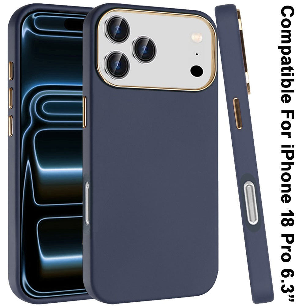Hybrid Silicone TPU Rubber Chromed Edge TPU Bumper Reinforced Corners Shock Absorbing Protection