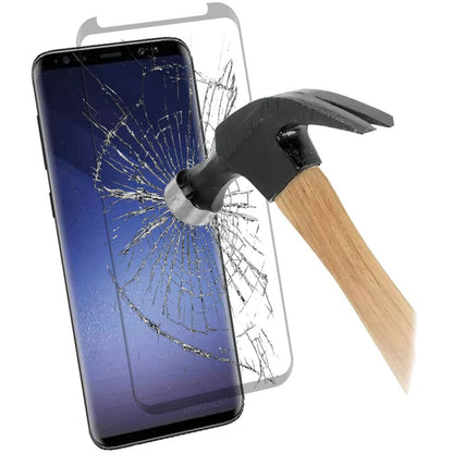 For Samsung Galaxy S9+, Samsung Galaxy S9 Plus Premium Tempered Glass Screen Protector Designed to allow full functionality Fingerprint Unlock 3D Curved Edge Glass Full coverage Protector Clear
