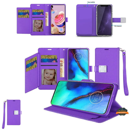 Phone Case for Samsung Galaxy A08 4G, A07 5G, A07 4G Wallet Credit Card Holder Hybrid Slim Protective Dual Function Storage PU Leather Flip Pouch Cover