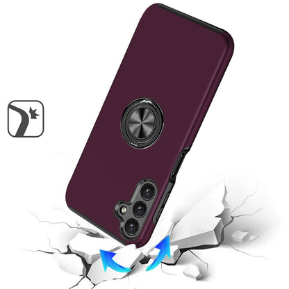 Invisible Ring Stand Shockproof Anti Slip Durable Grip Protective Hybrid Fit Magnetic Car Mount Holder