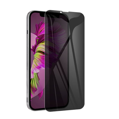 For Apple iPhone 16 Pro (6.3") Privacy Screen Protector Anti Spy 9H Dark Tempered Glass Screen Film Guard Case Friendly Case Cover Black