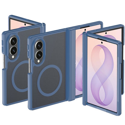 Premium Matte Magnetic Foldable Hybrid Central Axis Hinge Protection Shock Absorbing TPU Slim Fit Hard PC