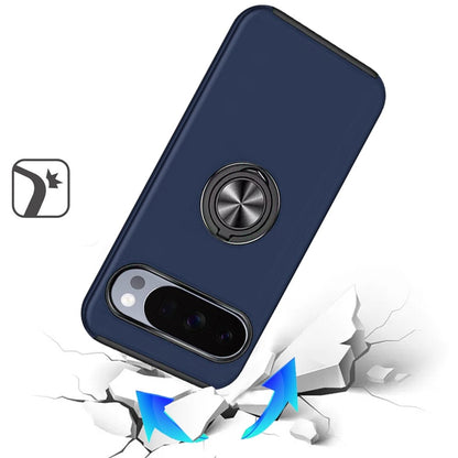 Phone Case for Google Pixel 11 Pro XL Invisible Ring Stand Shockproof Anti Slip Durable Grip Protective Hybrid Slim Fit Magnetic Car Mount Holder Cover