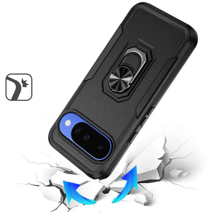 Phone Case for Google Pixel 11 / 11 Pro Tough Hybrid Ring Stand Shockproof Rugged Grip Impact Resistant Hybrid Kickstand Heavy Duty Durable Cover