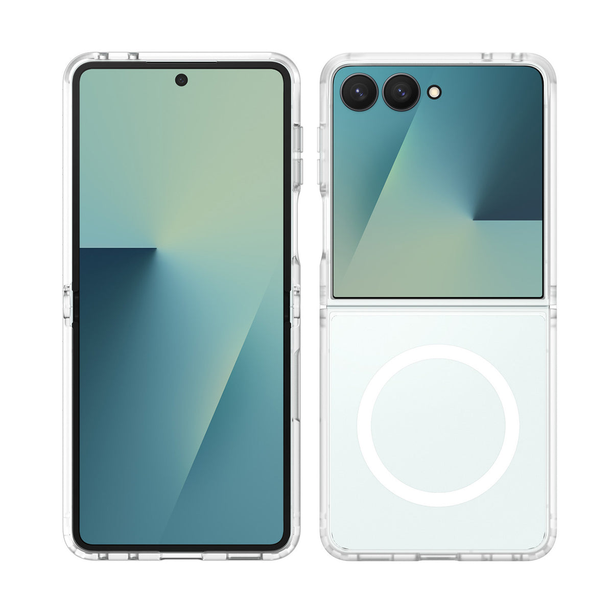 Phone Case for Samsung Galaxy Z Flip 8 Magnetic Matte Hybrid Shockproof Smooth Grip Durable Camera Protection Anti-Slip Soft Touch TPU Armor Cover