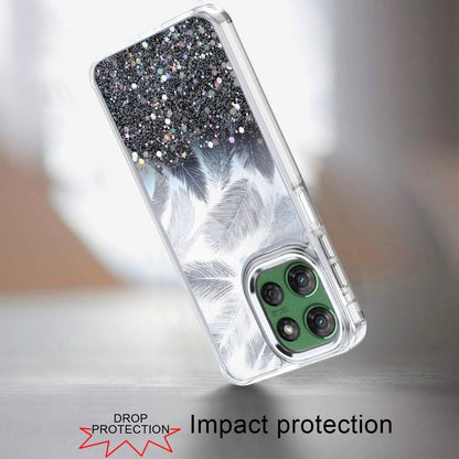 For Motorola Moto G Power 5G 2026 /2025 Fashion Epoxy Glitter Shimmer Design, Hybrid Shockproof TPU, Stylish Sparkle Slim TPU Protective Case Cover