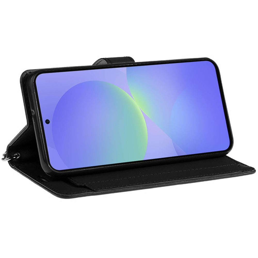 For Samsung Galaxy A37 Wallet Cases PU Leather with Credit Card /ID /Cash Holder Slot Dual Flip Book Pouch, Stand and Strap Case Cover
