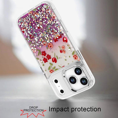 For Apple iPhone 17 Pro Max (6.9") Fashion Beautiful Epoxy Design Hybrid Fashion Stylish TPU Protective, Shockproof Hybrid PC Case Cover